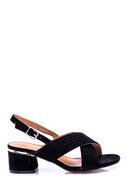 Women's Suede Heeled Shoes | Derimod Women's Suede Heeled Shoes | Derimod