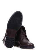 Soft Leather Zippered Men's Boots | Derimod Soft Leather Zippered Men's Boots | Derimod