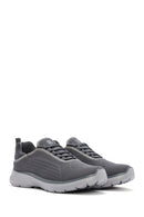 Derimod Zero Men's Gray Lace-Up Thick Soled Sneaker | Derimod Derimod Zero Men's Gray Lace-Up Thick Soled Sneaker | Derimod