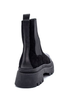 Women's Leather Thick Sole Chelsea Boots | Derimod Women's Leather Thick Sole Chelsea Boots | Derimod