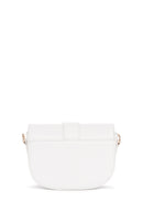Women's White Long Strap Mini Shoulder Bag | Derimod Women's White Long Strap Mini Shoulder Bag | Derimod
