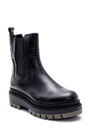 Women's Leather Thick Soled Chelsea Boots | Derimod Women's Leather Thick Soled Chelsea Boots | Derimod