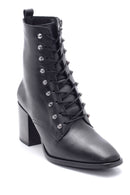 Women's Leather Heeled Boots | Derimod Women's Leather Heeled Boots | Derimod