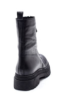 Women's Zippered Leather Boots | Derimod Women's Zippered Leather Boots | Derimod