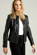 Glam Kadın Deri Ceket | Derimod Glam Kadın Deri Ceket | Derimod