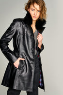 Sandra Kadın Deri Ceket | Derimod Sandra Kadın Deri Ceket | Derimod