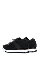 Women's Black Fabric Sneaker | Derimod Women's Black Fabric Sneaker | Derimod