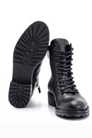 Women's Lace-Up Leather Boots | Derimod Women's Lace-Up Leather Boots | Derimod