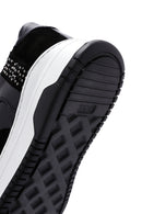 Kadın Siyah Süet Deri Sneaker | Derimod Kadın Siyah Süet Deri Sneaker | Derimod