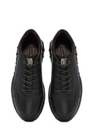 Erkek Yeşil Bağcıklı Deri Sneaker | Derimod Erkek Yeşil Bağcıklı Deri Sneaker | Derimod