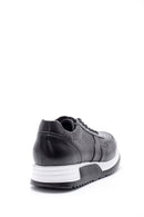 Men's Crocodile Pattern Detailed Leather Sneaker | Derimod Men's Crocodile Pattern Detailed Leather Sneaker | Derimod