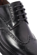 Erkek Siyah Bağcıklı Deri Casual Ayakkabı | Derimod Erkek Siyah Bağcıklı Deri Casual Ayakkabı | Derimod