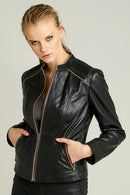 Lolita Kadın Deri Ceket | Derimod Lolita Kadın Deri Ceket | Derimod