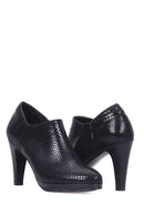 Women's Crocodile Patterned Bootie | Derimod Women's Crocodile Patterned Bootie | Derimod