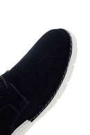 Erkek Lacivert Bağcıklı Deri Casual Ayakkabı | Derimod Erkek Lacivert Bağcıklı Deri Casual Ayakkabı | Derimod