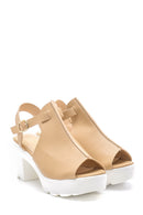Women's Thick Heeled Sandals | Derimod Women's Thick Heeled Sandals | Derimod
