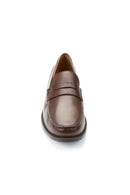 Geox Men's Brown New Damon Leather Loafer | Derimod Geox Men's Brown New Damon Leather Loafer | Derimod