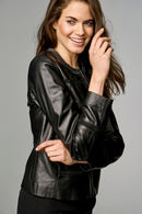 Celine Kadın Deri Ceket | Derimod Celine Kadın Deri Ceket | Derimod