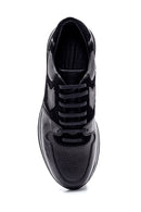 Erkek Deri Süet Detaylı Sneaker | Derimod Erkek Deri Süet Detaylı Sneaker | Derimod