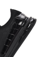 Men's Black Lace-Up Leather Casual Sneaker | Derimod Men's Black Lace-Up Leather Casual Sneaker | Derimod