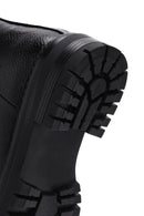 Woman Black Zip Closure Leather Boots | Derimod Woman Black Zip Closure Leather Boots | Derimod