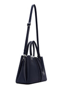 Women's Navy Blue Long Strap Classic Handbag | Derimod Women's Navy Blue Long Strap Classic Handbag | Derimod