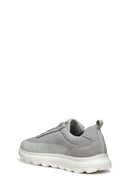 Geox Men's Gray U Spherica A - Mesh + Nbk Synth Laced Fabric Sneaker | Derimod Geox Men's Gray U Spherica A - Mesh + Nbk Synth Laced Fabric Sneaker | Derimod