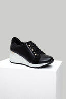 Dolgu Topuklu Kadın Spor Ayakkabı | Derimod Dolgu Topuklu Kadın Spor Ayakkabı | Derimod