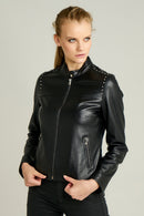 Penny Kadın Deri Ceket | Derimod Penny Kadın Deri Ceket | Derimod