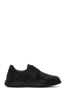 Male Black Lace-up Leather Casual Shoes | Derimod Male Black Lace-up Leather Casual Shoes | Derimod