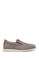 Erkek Vizon Nubuk Deri Casual Loafer | Derimod Erkek Vizon Nubuk Deri Casual Loafer | Derimod