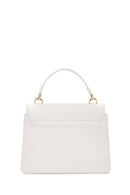 Women's White Long Strap Printed Shoulder Bag | Derimod Women's White Long Strap Printed Shoulder Bag | Derimod