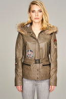 Layla Kadın Deri Ceket | Derimod Layla Kadın Deri Ceket | Derimod