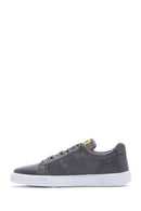 Hammer Jack Men's Gray Toscana Leather Sneaker | Derimod Hammer Jack Men's Gray Toscana Leather Sneaker | Derimod