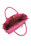 Women's Pink Straw Shoulder Bag | Derimod Women's Pink Straw Shoulder Bag | Derimod
