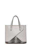 Women's Grey Long Strap Classic Handbag | Derimod Women's Grey Long Strap Classic Handbag | Derimod