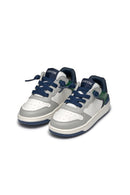 Geox Boy Grey Washiba Lace-Up Sneaker | Derimod Geox Boy Grey Washiba Lace-Up Sneaker | Derimod