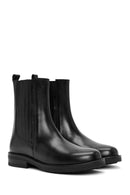 Women's Black Leather Chelsea Boots | Derimod Women's Black Leather Chelsea Boots | Derimod
