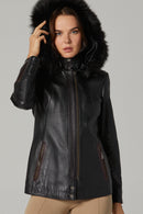 Laura Kadın Deri Ceket | Derimod Laura Kadın Deri Ceket | Derimod