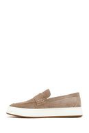 Men's Beige Leather Loafer | Derimod Men's Beige Leather Loafer | Derimod