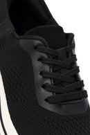 Derimod Zero Women's Black Lace-Up Thick Soled Sneaker | Derimod Derimod Zero Women's Black Lace-Up Thick Soled Sneaker | Derimod