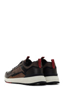 Skechers Men's Brown Rozier Willron Leather Sneaker | Derimod Skechers Men's Brown Rozier Willron Leather Sneaker | Derimod