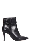 Women's Stone Leather Boots | Derimod Women's Stone Leather Boots | Derimod