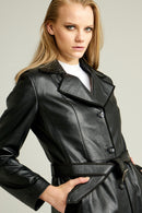 Barbara Kadın Deri Ceket | Derimod Barbara Kadın Deri Ceket | Derimod