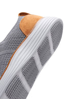 Derimod Zero Men's Gray Thick Sole Sneaker | Derimod Derimod Zero Men's Gray Thick Sole Sneaker | Derimod