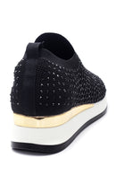 Women's Black Stone Sneaker | Derimod Women's Black Stone Sneaker | Derimod