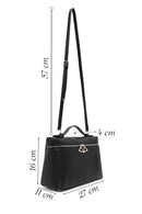 Women's Black Long Strap Mini Handbag | Derimod Women's Black Long Strap Mini Handbag | Derimod