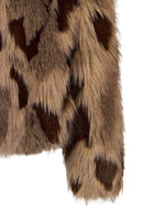 Nevada Kadın Kahverengi Oversize Kürklü Teddy Mont | Derimod Nevada Kadın Kahverengi Oversize Kürklü Teddy Mont | Derimod