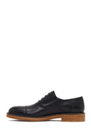 Men's Black Lace Up Leather Casual Shoes | Derimod Men's Black Lace Up Leather Casual Shoes | Derimod