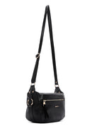 Women's Black Long Strap Crossbody Bag | Derimod Women's Black Long Strap Crossbody Bag | Derimod